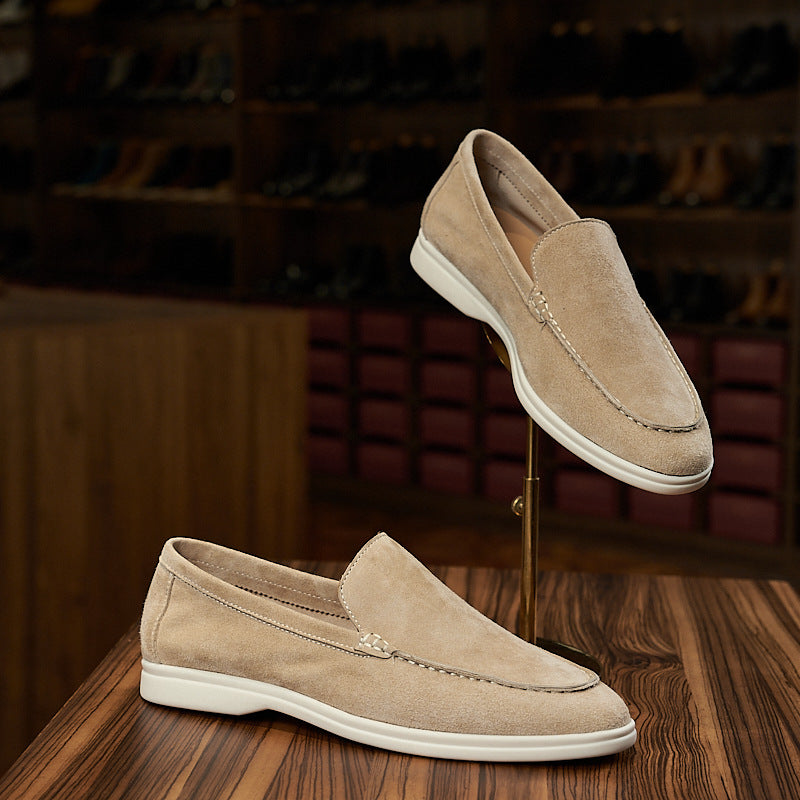 British Loafers Retro Flat Bottom Casual Men