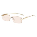 Men And Women Fashion Simple Square Frameless Sunglasses