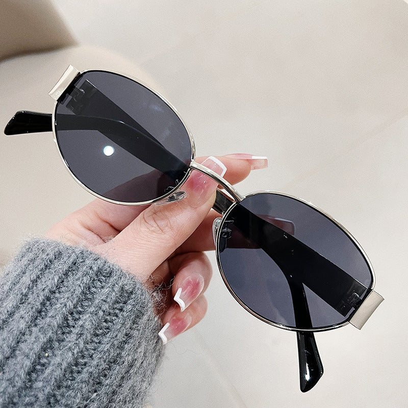 New Retro Oval Frame Glasses