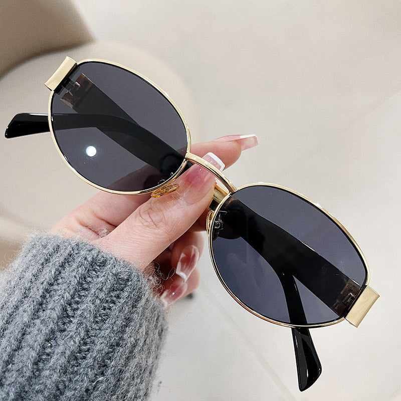New Retro Oval Frame Glasses