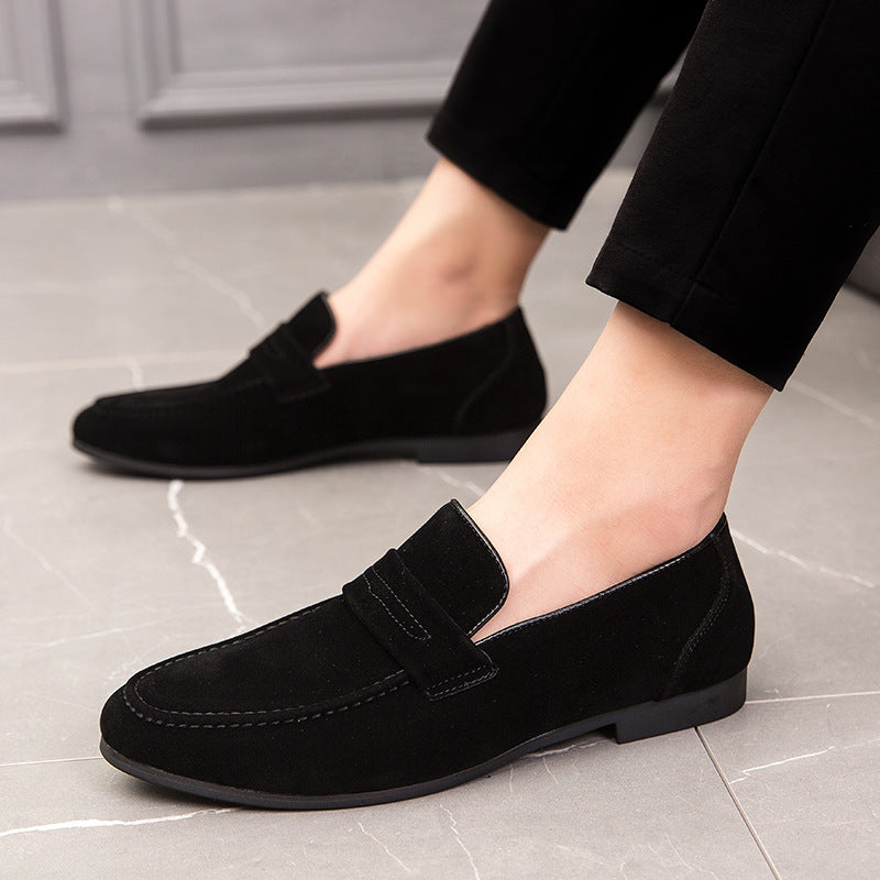 New Men's Suede Slip-on Casual Leather Shoes