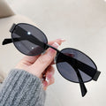 New Retro Oval Frame Glasses
